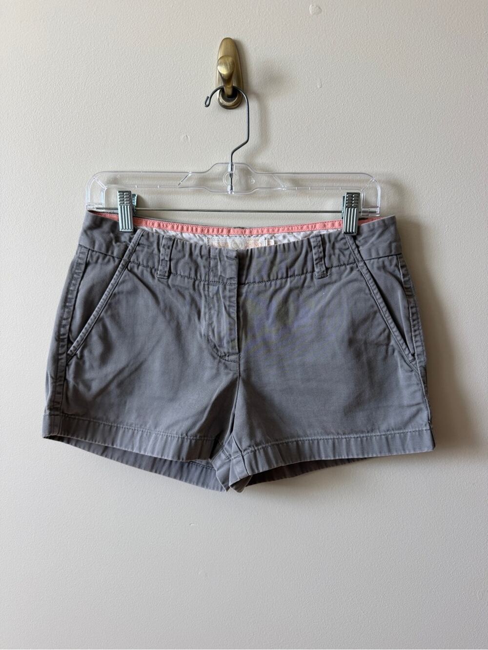 J. Crew Chino Shorts Grey Women's Size 2